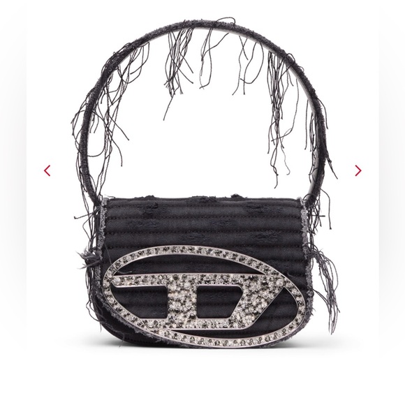 Diesel Handbags - Diesel Iconic Leather and Distressed Canvas Bag